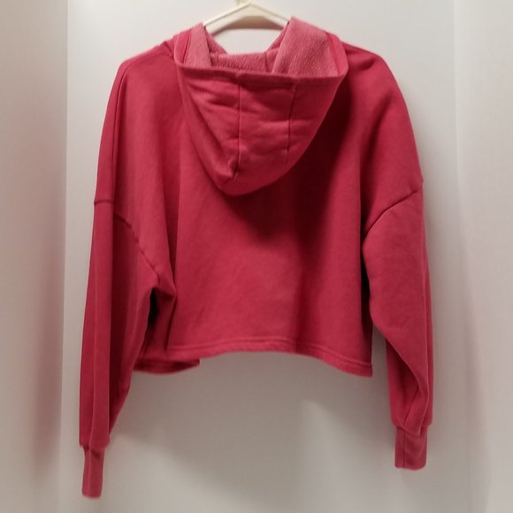 Under Armour Women's UA Taped Fleece Hoodie - Pink & Gray - Picture 4 of 7